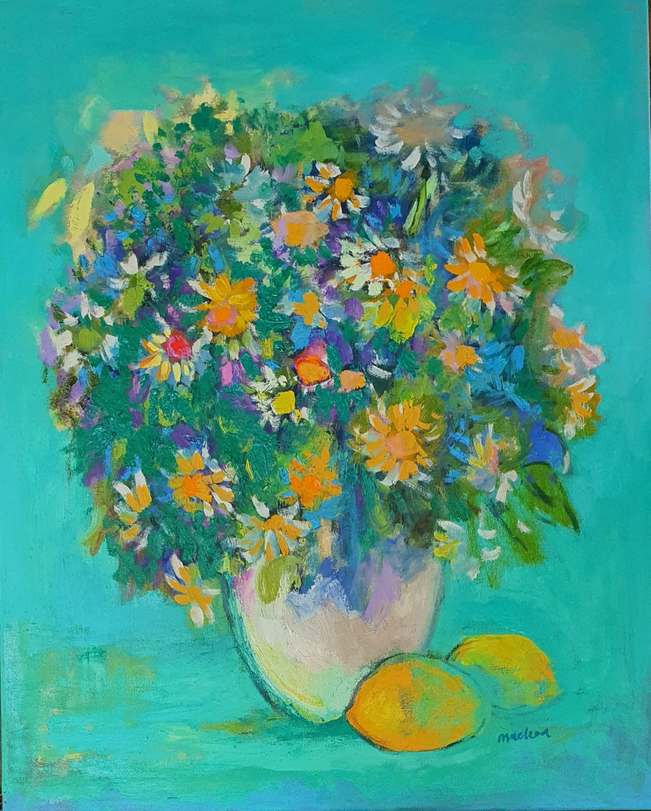 Daisies with Lemons