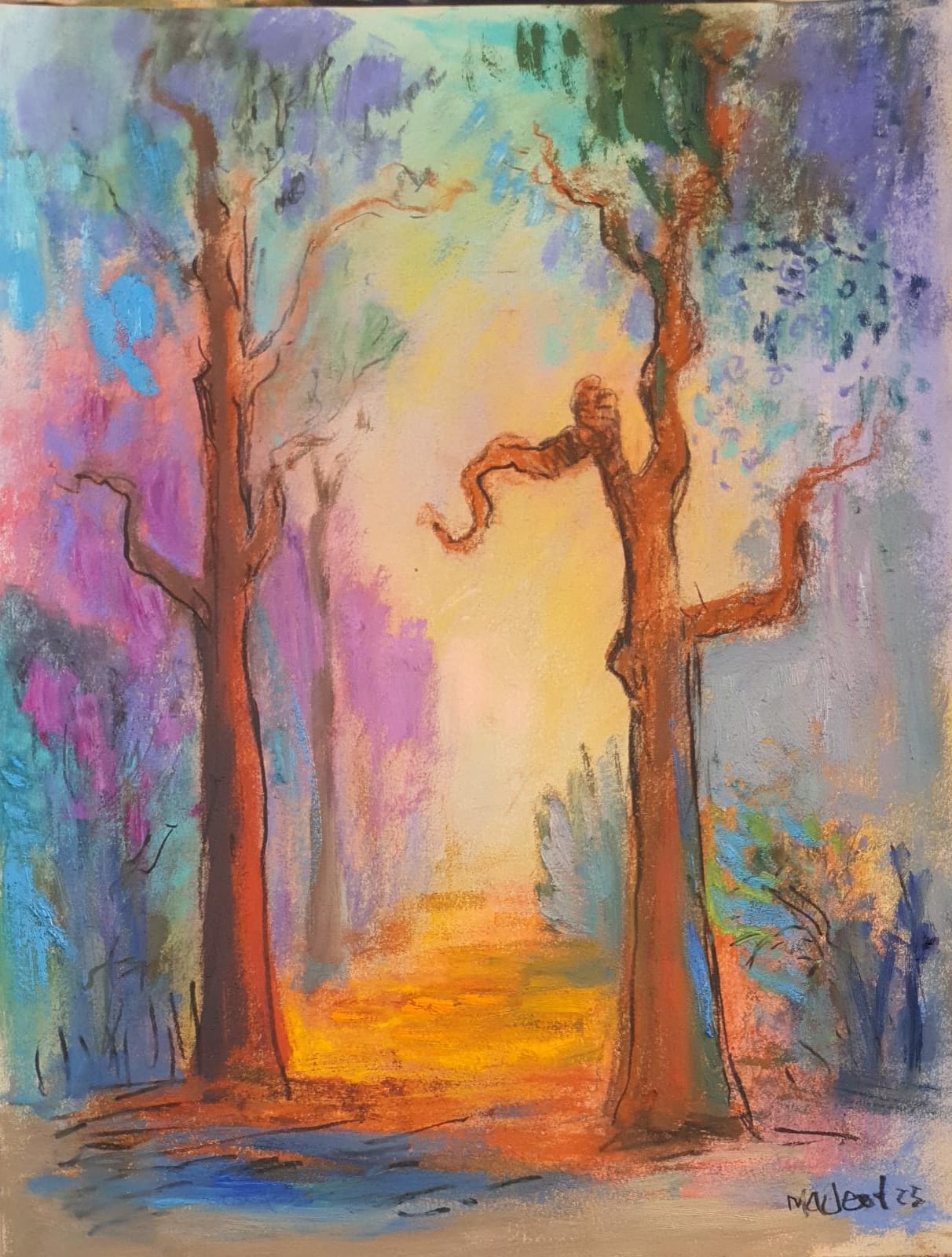 Forest Guardians A2 print on canvas