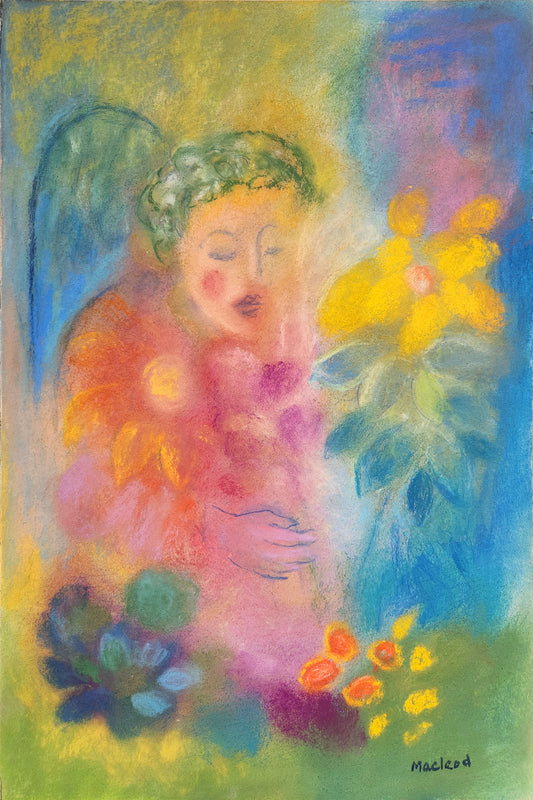 Garden Angel A3 print